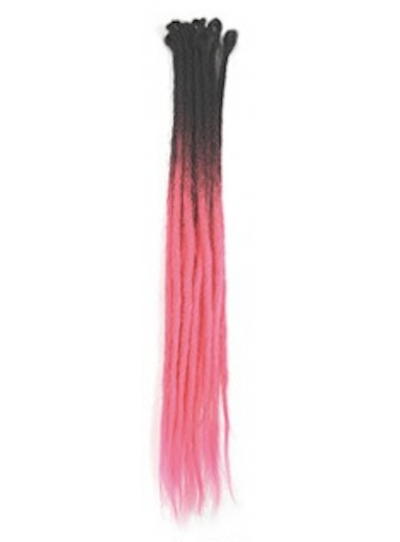 pink dread extensions